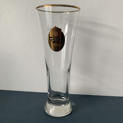 Vintage carlsberg beer glass - vintage,