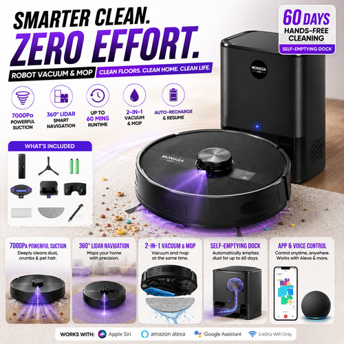 Robot vacuum mop - vacuum,
