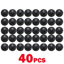 40Pack 4cm Black Magnetic