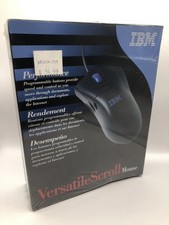 Vintage IBM Versatile Scroll Computer Mouse (2000) Black 09N5512 PS/2 NEW SEALED