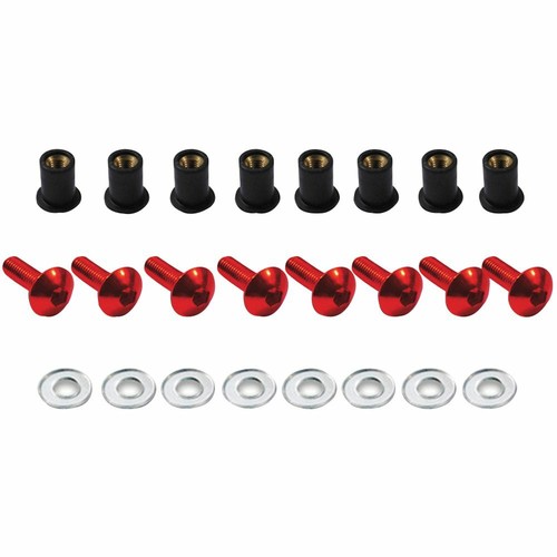Kit screws dome - kit, red