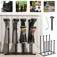 4 Pair Metal Welly Boot Stand
