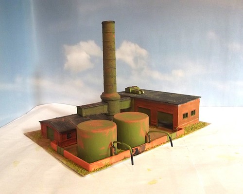 Gauge model railway building - model,