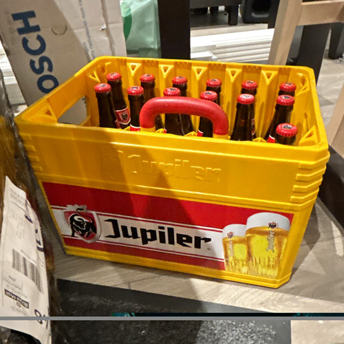 Jupiler plastic bottle crate - jupiler,