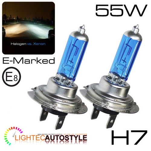 Hid white xenon halogen - h7,