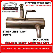 Gutbrod 1032 Ride On Tractor Lawnmower Replacement Exhaust T304 Stainless Steel