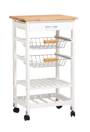 Tier kitchen trolley with - 5,
