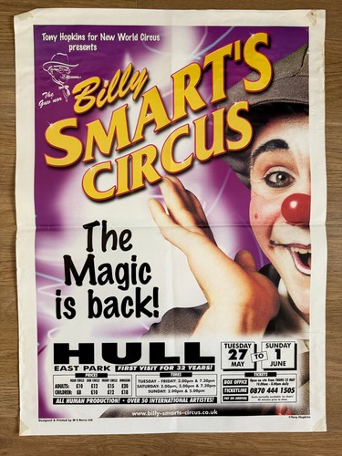 Billy smart circus poster - smart's,