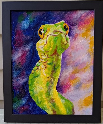 Original painting board - on,