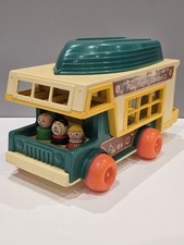 Vintage Fisher Price Play Family Camper - Used Condition
