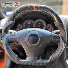 Carbon Fiber Customized Flat Top Steering Wheel Fits 06-13 Corvette C6 ZR1 Z06