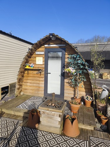 Insulated garden office pod - garden,