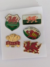 Wales Enamel Pin Badges Rugby