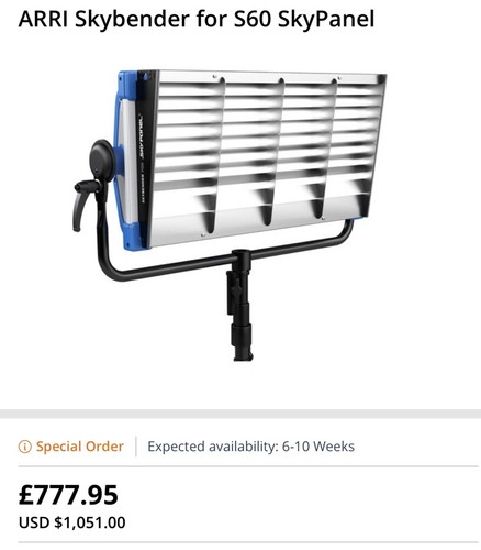 Arri skybender s60 led - skybender,