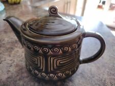 Vintage Sylvac Tea Pot 4224 - green 