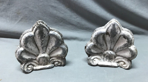 Antique pair fleur lis - fleur, de