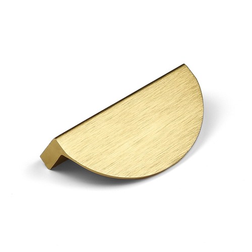 Brass half moon cupboard - half,