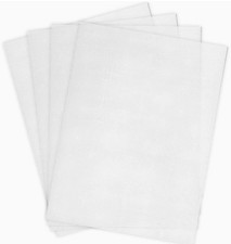 4x Plastic Mesh Canvas Sheets for Embroidery Cross Stitch Fabric Craft 21*28cm