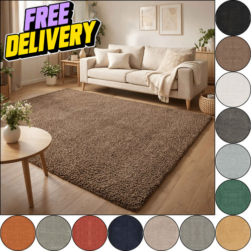 Soft fluffy area rug thick - fluffy,