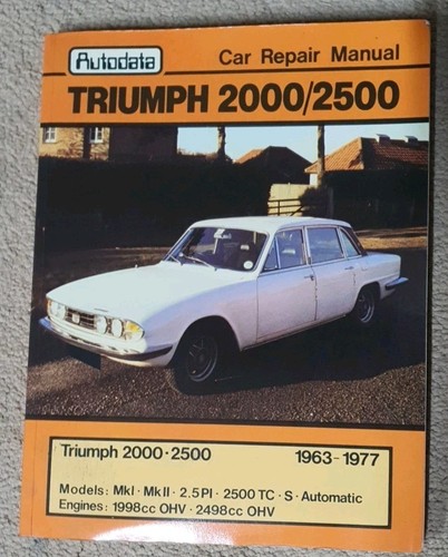 Autodata triumph 2000 - autodata,