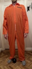 UNISEX ORANGE PRISONER COSTUME