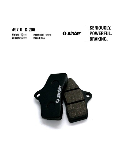 Sinter kart front black - , brake