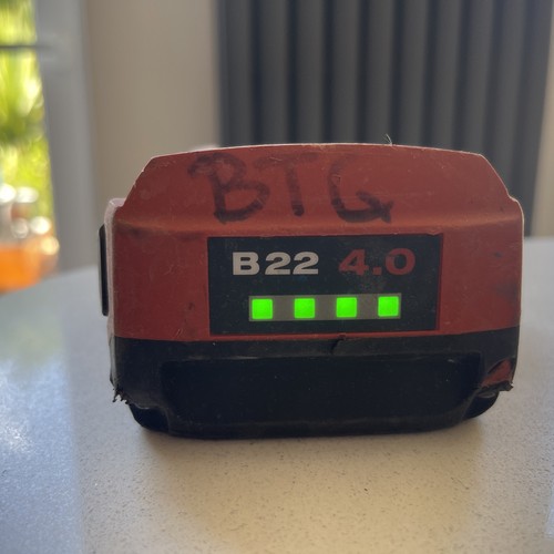 Hilti b22 0ah ion battery - 4.0ah, li-ion