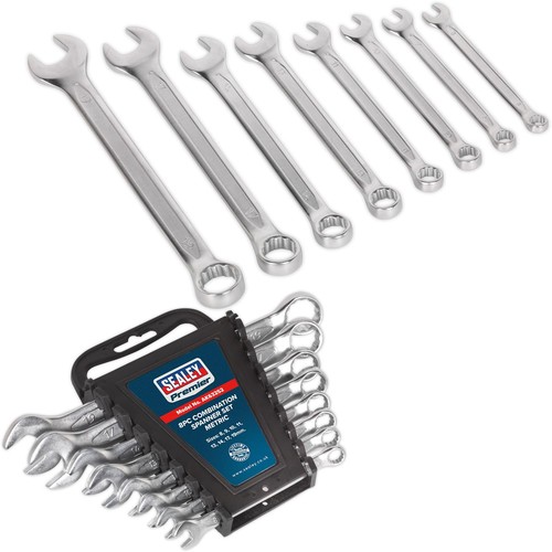 Sealey combination spanner set - sealey,