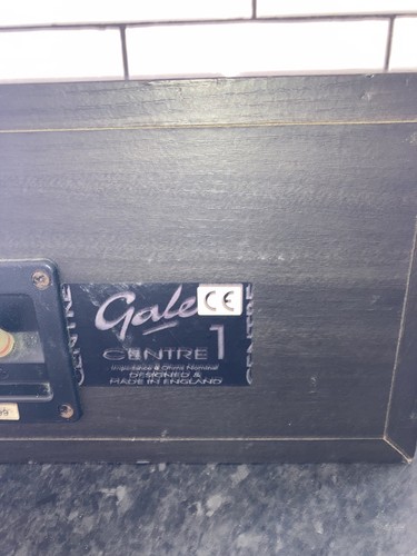 Gale centre speaker ohms - gale,
