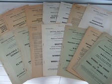 BR WESTERN; 1970s. SIGNALLING NOTICES TO STAFF.  Bristol, Laira etc... See List