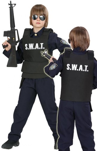Child swat vest police - swat, costume
