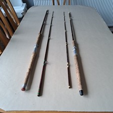 Vintage hardy spinning rods, one fibalite spin, and one palonka hybrid?