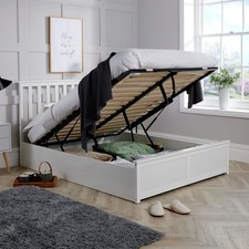 Wooden Ottoman Storage Bed
