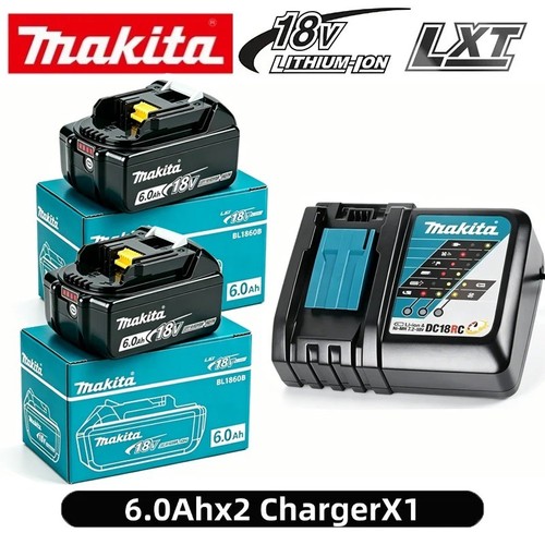 Genuine makita 6ah 18v - 2x,