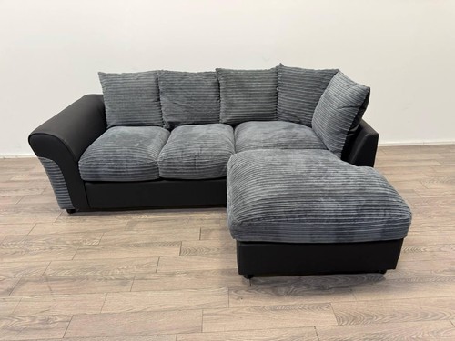 Harry charcoal fabric faux - charcoal, &