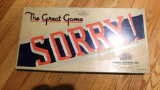 VINTAGE SORRY BOARD GAME