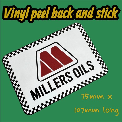 Millers oils oil can - oil, jug