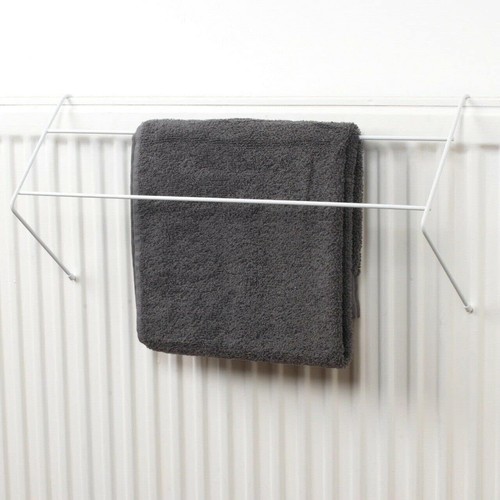 Bar white radiator airer - white,