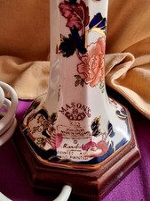 Mason's blue mandalay table lamp . With  stamp. Excellent condition