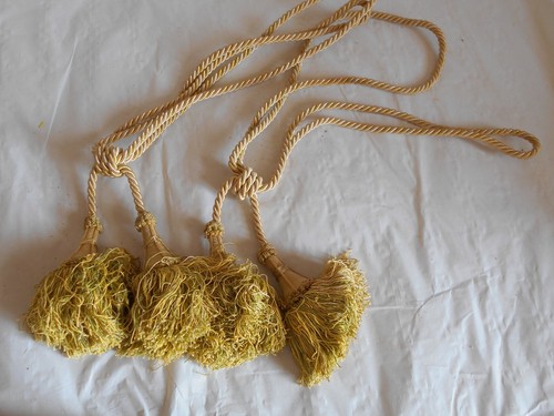 Vintage french curtain tieback - vintage,