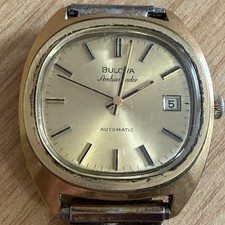 Bulova Ambassador Gold Tone
