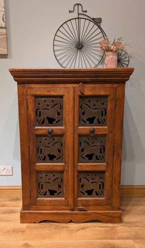 Vintage linen cupboard - linen,