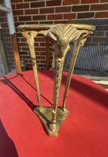 Vintage Solid Brass Crystal