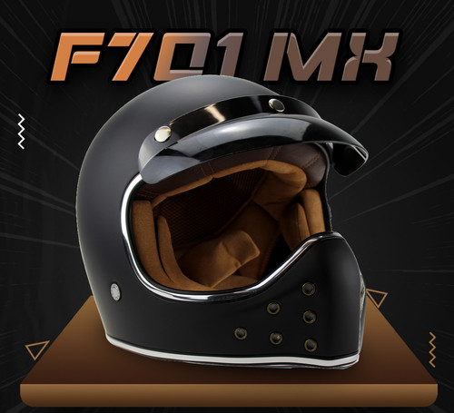 Helmet full face retro - helmet,