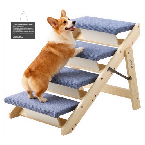 Vevor step wood pet - 4-step, stairs