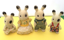 VINTAGE SYLVANIAN FAMILIES BLACKBERRY RABBIT FAMILY BUNDLE