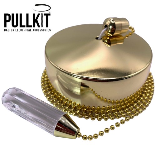 Brass bathroom pull cord - bathroom, light