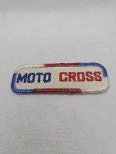 VINTAGE Red White Blue MOTO
