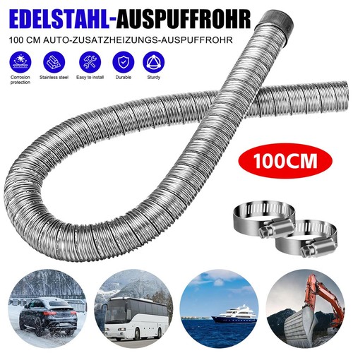Dual layer heater exhaust - layer, pipe
