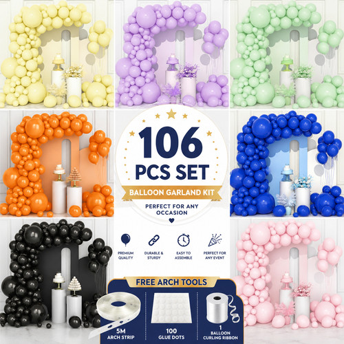 106 pcs balloon arch garland - pcs,